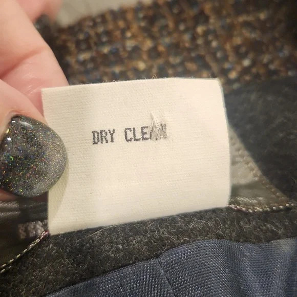 Chic Women's Blue and Black Mary Flannagan Blazer Size M! - Picture 4 of 8